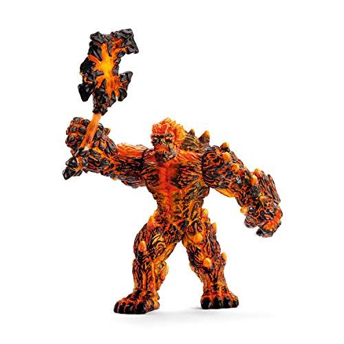  SCHLEICH Eldrador Lava Golem with Weapon Imaginative Figurine for Kids Ages 7-12