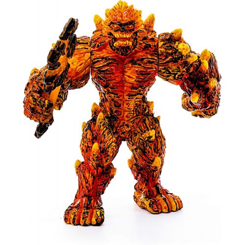  SCHLEICH Eldrador Lava Golem with Weapon Imaginative Figurine for Kids Ages 7-12