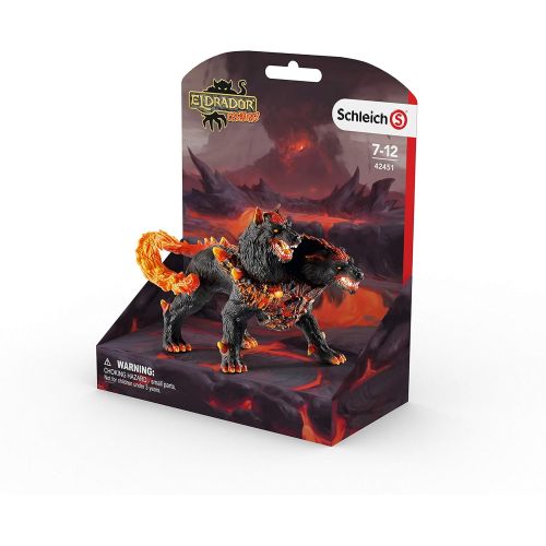  Schleich Eldrador Creatures Hellhound Action Figure Toy for Kids Ages 7-12