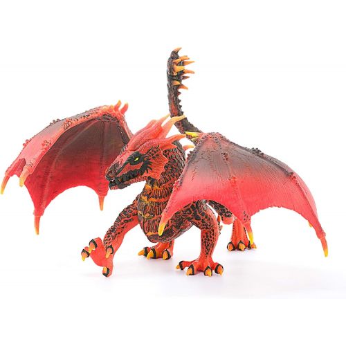  SCHLEICH Eldrador Creatures Lava Dragon Toy Action Figurine for Kids Ages 7-12