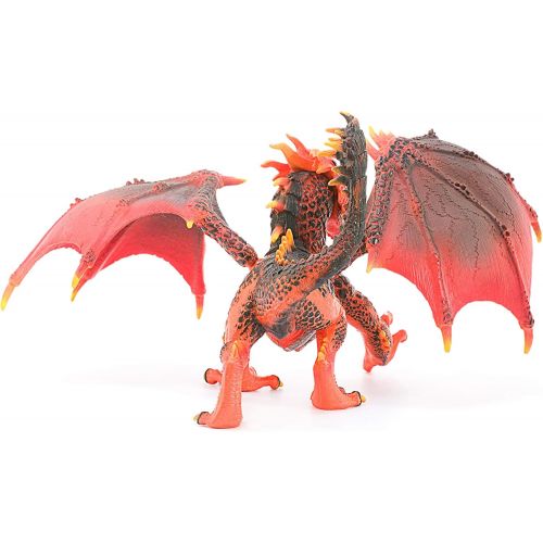  SCHLEICH Eldrador Creatures Lava Dragon Toy Action Figurine for Kids Ages 7-12