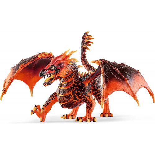  SCHLEICH Eldrador Creatures Lava Dragon Toy Action Figurine for Kids Ages 7-12
