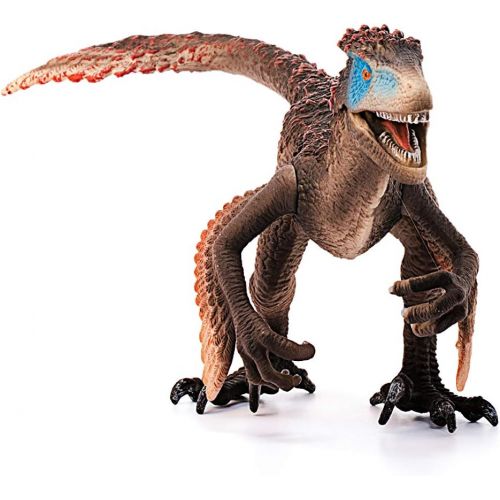  SCHLEICH Dinosaurs Utahraptor Educational Figurine for Kids Ages 4-12