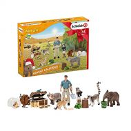 SCHLEICH Wild Life, 24-Piece Playset, Animal Toys for Girls and Boys 3-8 Years Old, Advent Calendar 2021