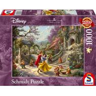 Schmidt Spiele 59625 Jigsaw Puzzle Thomas Kinkade, Disney, Snow White Dance with The Prince, 1000 Pieces Puzzle, Multi Coloured