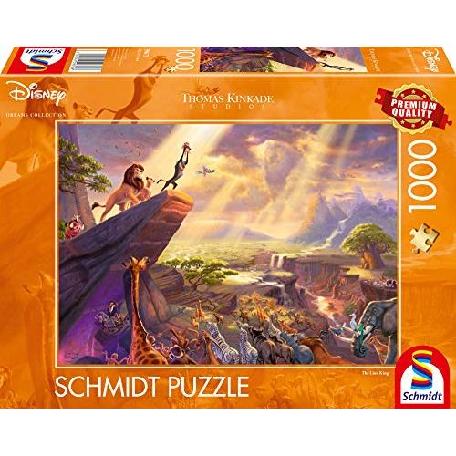  Schmidt The Lion King Disney Thomas Kinkade Jigsaw Puzzle 1000 59673