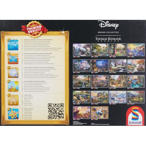  Schmidt Spiele 59486 Thomas Kinkade: Disney Bambi Jigsaw Puzzle, Multi Colour