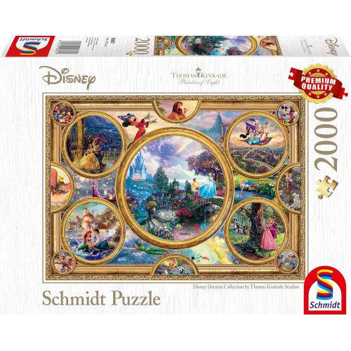  Schmidt Thomas Kinkade: Disney Dreams Collection Jigsaw Puzzle (2000 Piece)