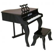 Schoenhut 30-Key Fancy Baby Grand with Bench,Black