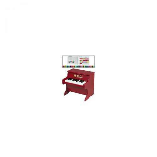  Schoenhut},description:This bright red, tabletop, 18-key charmer has clear, bell-like tones for hours of fun and edutainment. Teaches hand-eye coordination and keyboard basics. Inc