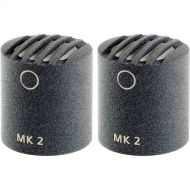 Schoeps MK2 Microphone Capsule (Matched Pair, Matte Gray)