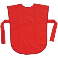 [아마존베스트]School Smart Vinyl Art Smock Apron, 22 x 16 Inches, Red