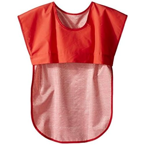  [아마존베스트]School Smart Vinyl Art Smock Apron, 22 x 16 Inches, Red