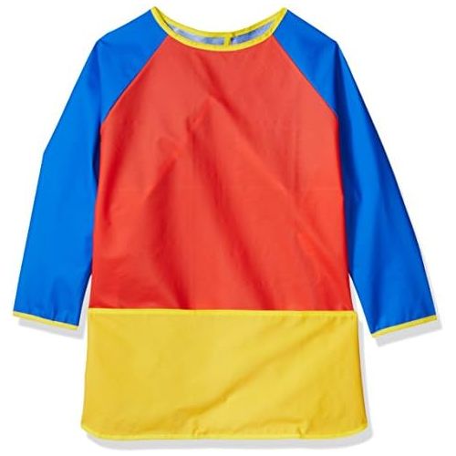  [아마존베스트]School Smart Full Protection Vinyl Smock, 6 to 8 Years, Multiple Colors