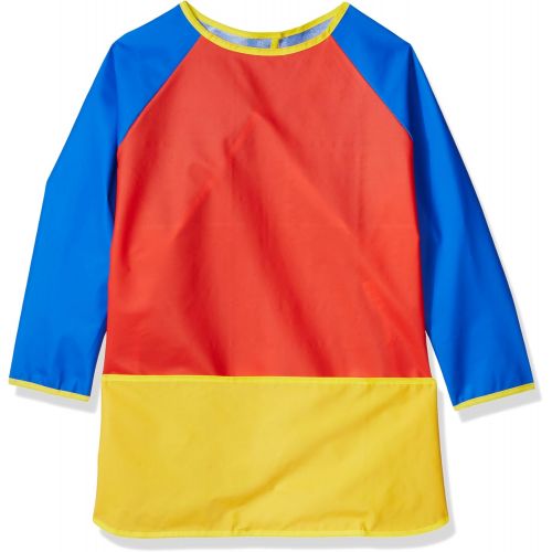  [아마존베스트]School Smart Full Protection Vinyl Smock, 6 to 8 Years, Multiple Colors