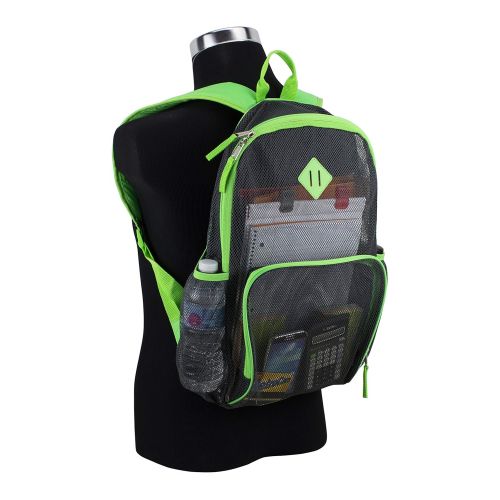  School-Backpack School Backpack. This Mesh Cute Rucksack, Knapsack, Haversack Bag Suitable For Kids, Teens & Adults. Best For Carry On, Books & All School & Study Supplies. W/Padded Adjustable Str