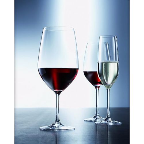  Schott Zwiesel Forte Tritan Crystal Stemware Collection Burgundy/Light Red & White Wine Glasses, 1 Count (Pack of 1), Clear