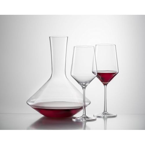  Schott Zwiesel Tritan Crystal Glass Pure Stemware Collection Burgundy Red Wine Glass, 23.4-Ounce, Set of 6