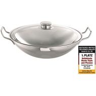 Besuchen Sie den Schulte-Ufer-Store Schulte-Ufer 6659-36 i Wok BO-lang, inkl. Zubehoer, 36 cm, 5,00 l Woks & Wokpfannen, Edelstahl, schwarz, 25 cm