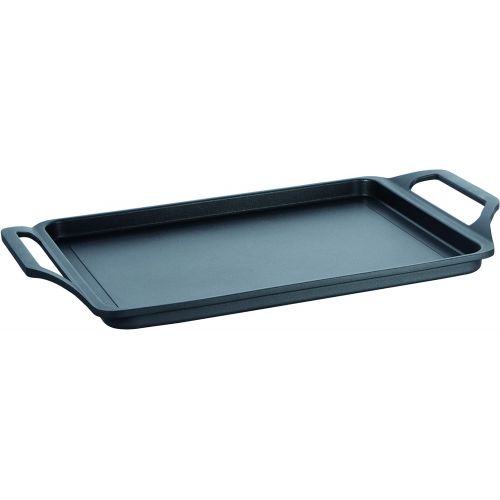  Schulte-Ufer Grillplatte Teppanyaki-Platte 33x24 cm Globus i, schwarz, XXStrong