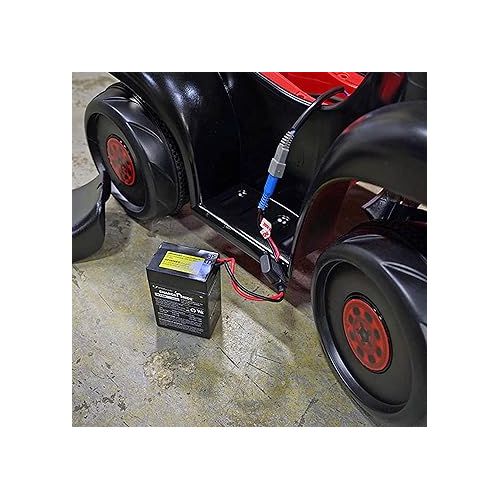  Schumacher Electric Charge ‘n Ride TB1 Rechargeable Replacement Battery for Ride-On Toys, Compatible with Kid Trax, 4.5 Amp Hours, 6-Volt, Black, 1 Unit