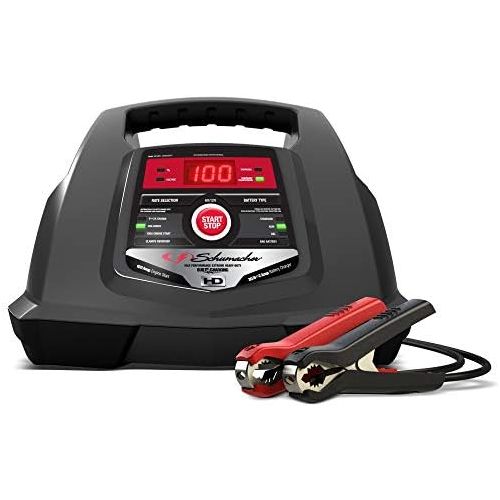  Schumacher SC1281 6/12V Fully Automatic Battery Charger and 30/100A Engine Starter with Advanced Diagnostic Testing