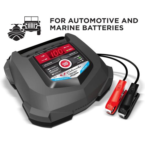  Schumacher SC1280 6/12V Rapid Battery Charger and 15A Maintainer