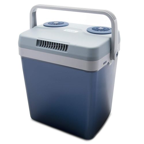  Schumacher Knox Electric Cooler and Warmer for Car and Home with Automatic Locking Handle - 27 Quart (25 Liter)  Holds 30 Cans - Dual 110V AC House and 12V DC Vehicle Plugs
