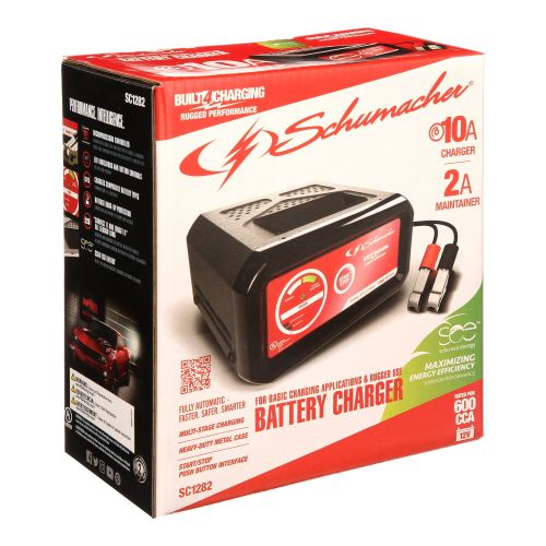  Schumacher Electric 10-Amp Metal Case Battery Charger