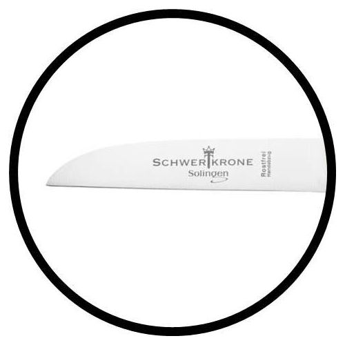  Schwertkrone Schalmesser, Kuechenmesser Gemuesemesser 9 cm Klingenlange, Solinger Qualitat