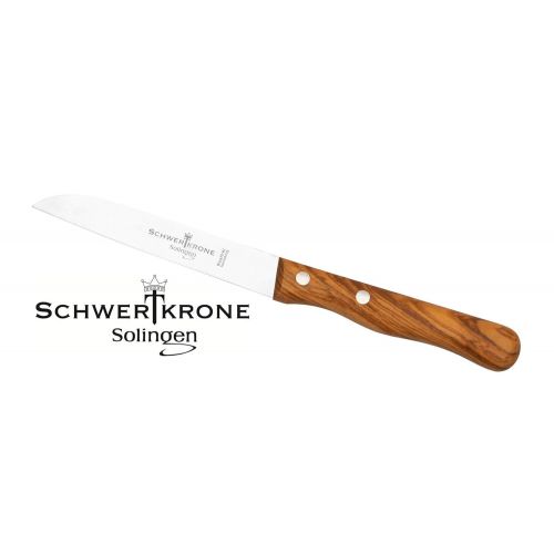  Schwertkrone Schalmesser, Kuechenmesser Gemuesemesser 9 cm Klingenlange, Solinger Qualitat