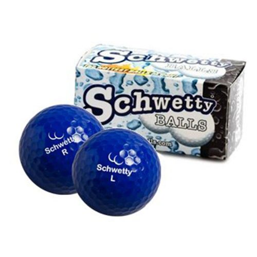  Schwetty Balls - Blue Pair Novelty Golf Balls