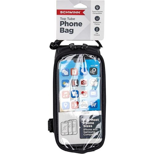  Schwinn Bike Bag, Pannier and Storage, Easy to Attach, Hold Cell Phones, Snacks, Wallet, Mounted Bicycle Accessories