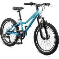 Schwinn High Timber Mountain Bike for Adult Youth Men Women Boys Girls, 24 to 29-Inch Wheels, 7 or 21-Speeds, Front Suspension, Aluminum and Steel Frame Options