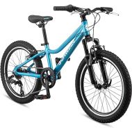 Schwinn High Timber Youth/Adult Mountain Bike for Men and Women, Aluminum and Steel Frame Options, 7-21 Speeds Options, 24-29-Inch Wheels