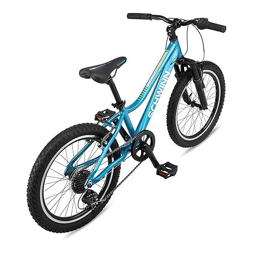  Schwinn High Timber Mountain Bike for Adult Youth Men Women Boys Girls, 24 to 29-Inch Wheels, 7 or 21-Speeds, Front Suspension, Aluminum and Steel Frame Options