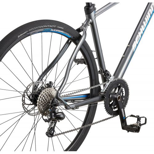  Schwinn Vantage Rx 2 700C Gravel Adventure Bike with Disc Brakes, 51cm/Large Frame, Charcoal