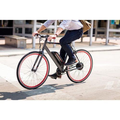  Schwinn Monroe 250 Watt hub-Drive, Fixie Electric Bicycle - 700c Wheel Size, Mens/Womens