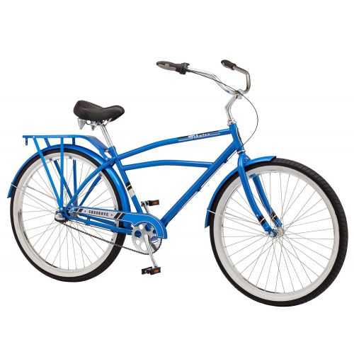  Schwinn Mens Cosgrove 26 Wheel Cruiser Bicycle, Blue, 14/Medium
