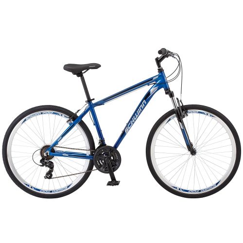 Schwinn GTX Comfort Hybrid Bike Line with Front Suspension, Featuring 16-18-Inch Aluminum Step-Through or Step-Over Frame and 21-24-Speed Shimano Drivetrain with 700c Wheels, Disc
