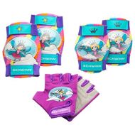 Schwinn Friends Child Glitter Knee & Elbow Pad Set with Gloves