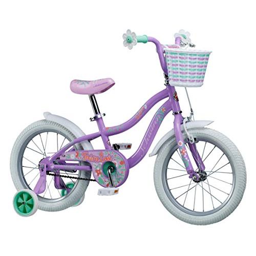  Schwinn Jasmine Girls Bike with Training Wheels, 16 Wheels, Multiple Colors