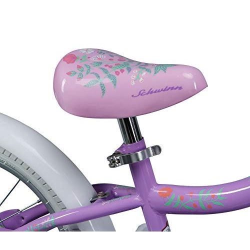  Schwinn Jasmine Girls Bike with Training Wheels, 16 Wheels, Multiple Colors