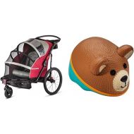 Schwinn Joyrider Child Bike Trailer and Schwinn Kids Bike Helmet Bundle