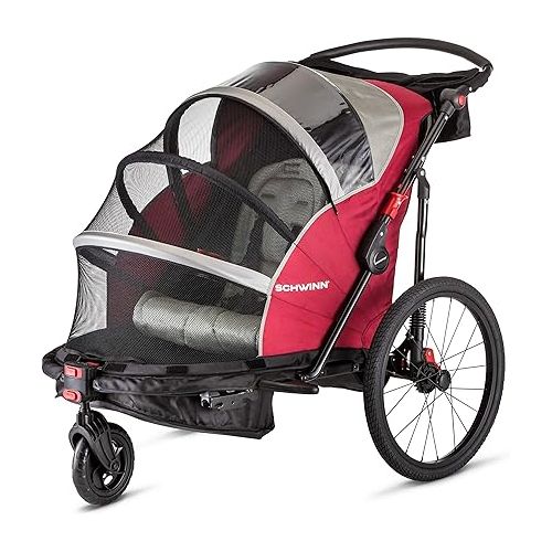  Schwinn Joyrider Child Bike Trailer and Schwinn Kids Bike Helmet Bundle