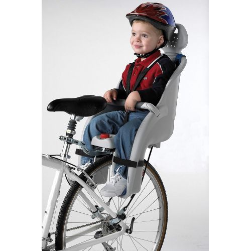  [아마존베스트]Schwinn Deluxe Bicycle Mounted Child Carrier/Bike Seat, Features 3-Point Harness, Adjustable Headrest, and Padded Crossbar, Mounts Easily on Bicycles Rear Wheel, For Children, Todd