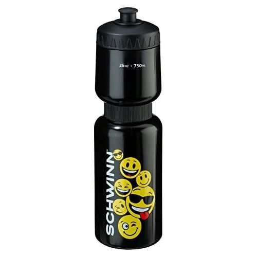  [아마존베스트]Schwinn Emoticon Water Bottle with Smiley, 26 oz, Styles