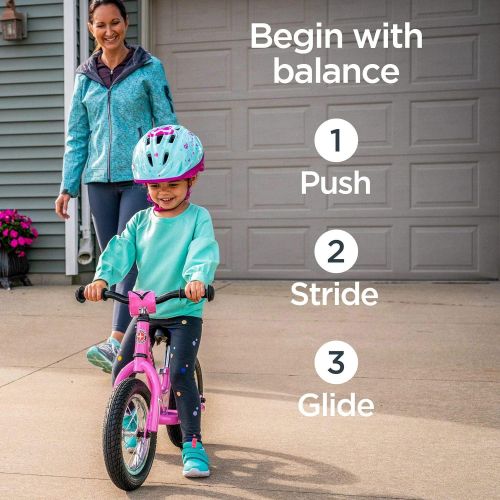  Schwinn Skip Toddler Balance Bike, 12-Inch Wheels, Beginner Rider Training, Multiple Colors