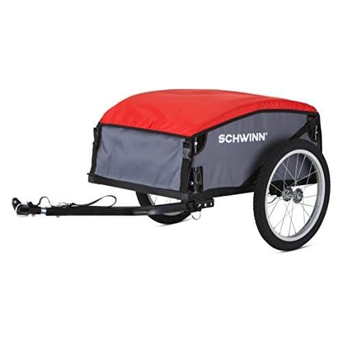  Schwinn Day Tripper and Porter Cargo Bike Trailer, Tow Behind, Not For Kids or Animals, Multiple Colors