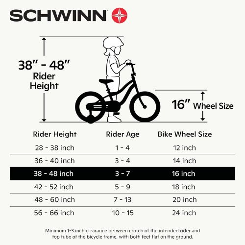  Schwinn Elm Girls Bike for Toddlers and Kids, 12, 14, 16, 18, 20 inch wheels for Ages 2 Years and Up, Pink, Purple or Teal, Balance or Training Wheels, Adjustable Seat